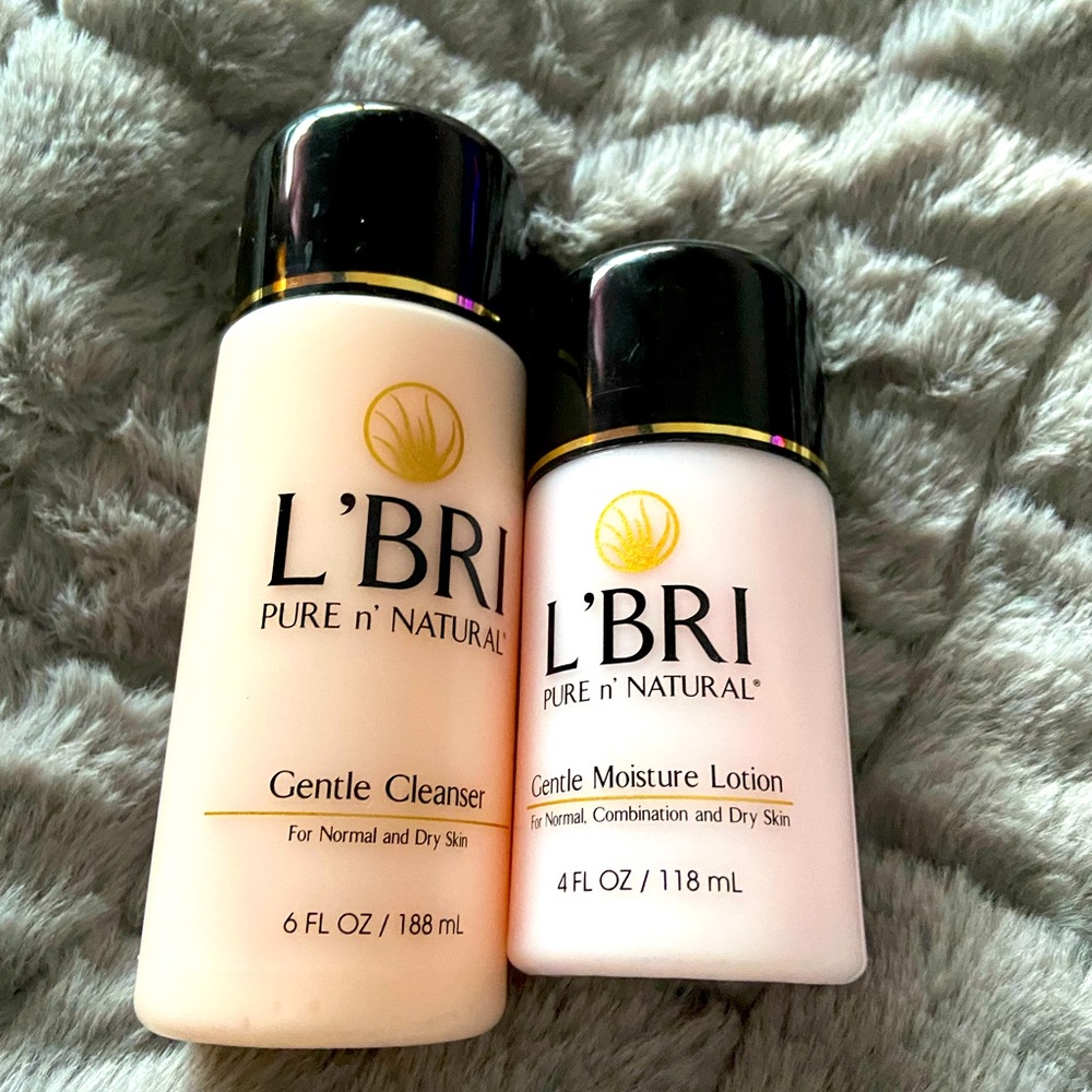 L’bri gentle moisture lotion and cleanser